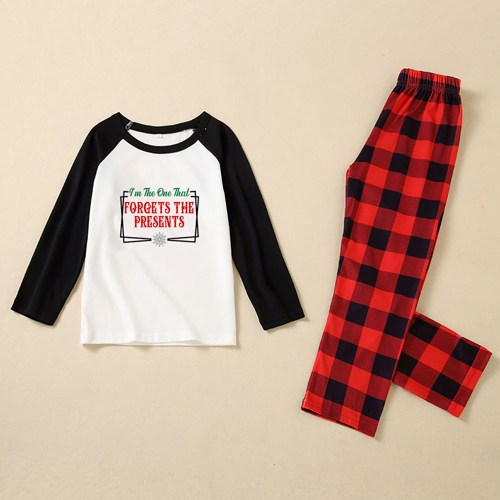 Customizable Family Xmas Pajamas Buffalo Plaid [29 Saying]