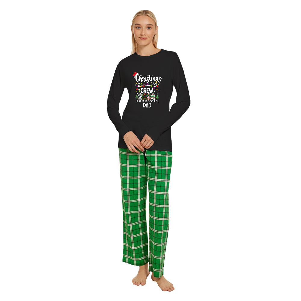 Christmas Crew Matching Pajamas For Adults And Kids Cotton Christmas Crew Matching Pajamas For Adults And Kids Cotton