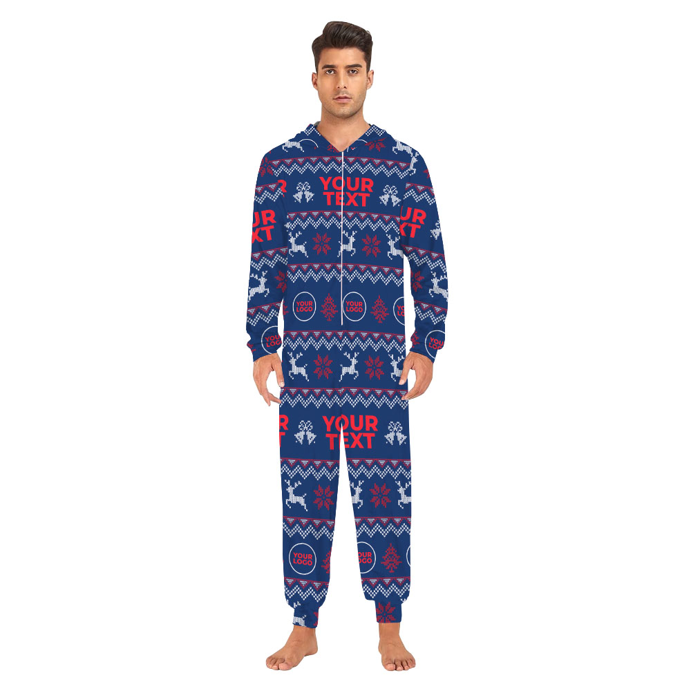 Custom Matching Christmas Onesies With Logo