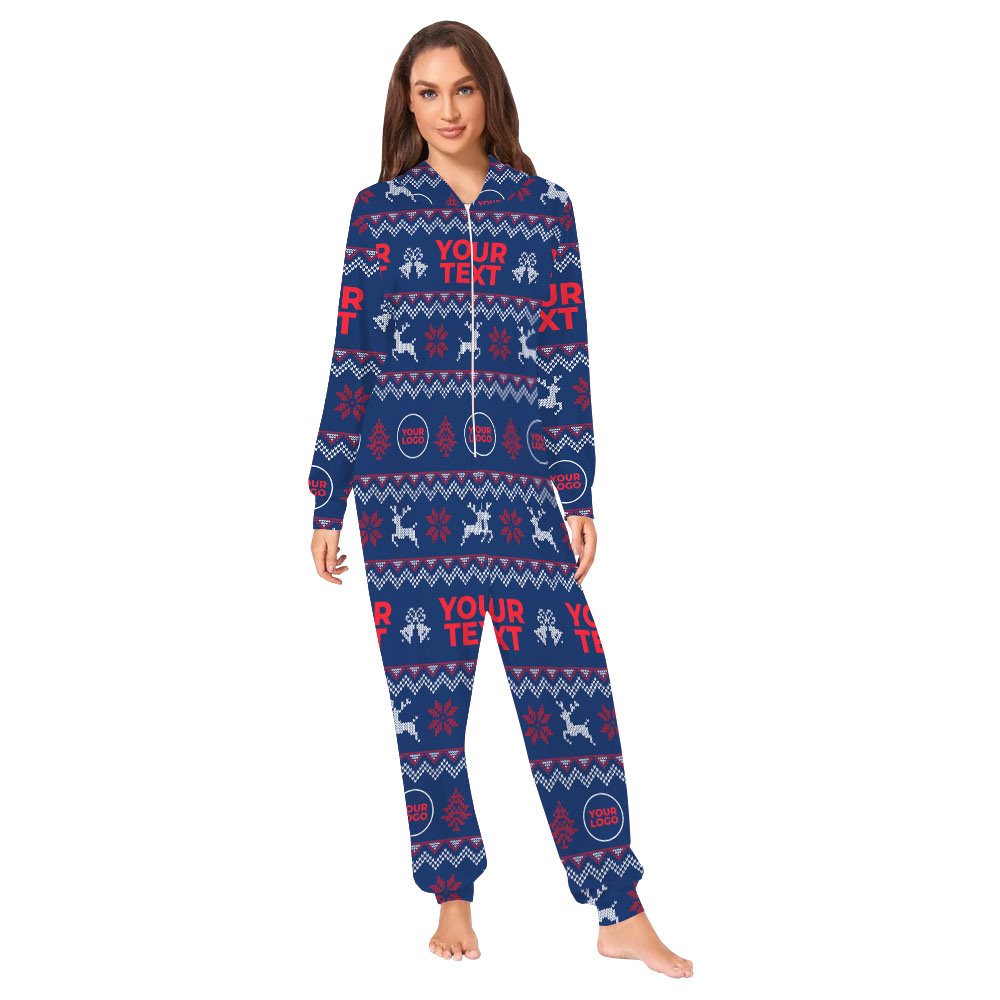 Custom Matching Christmas Onesies With Logo