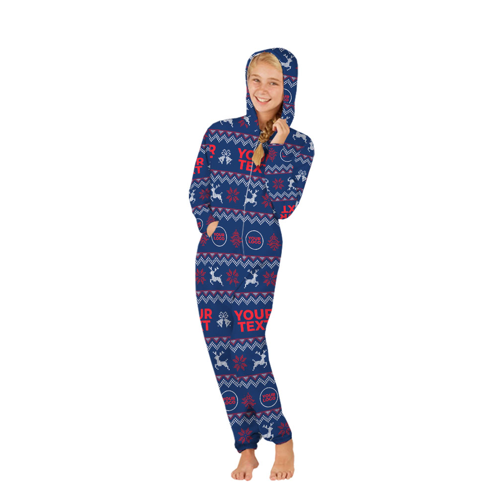 Custom Matching Christmas Onesies With Logo