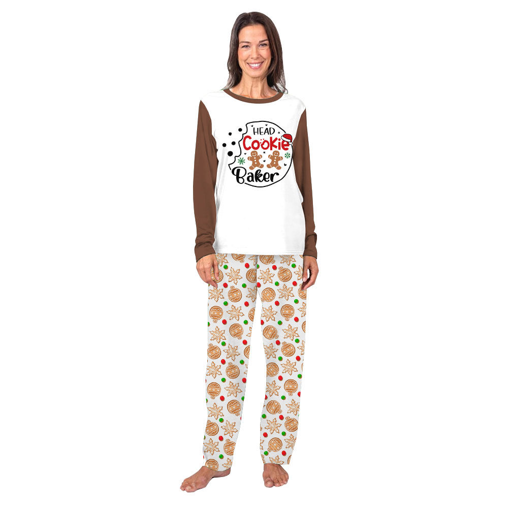 Cookie Baker Holiday Family Jammies With Pockets Cookie Baker Holiday Family Jammies With Pockets