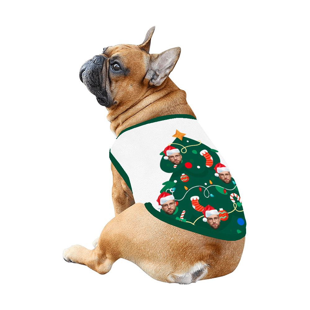 Custom Face Christmas Tree Family Pajamas With Pockets Custom Face Christmas Tree Family Pajamas With Pockets