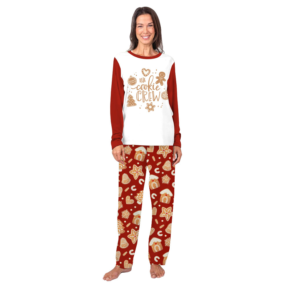 Cookie Crew Matchy Christmas Pjs With Dog Cookie Crew Matchy Christmas Pjs With Dog