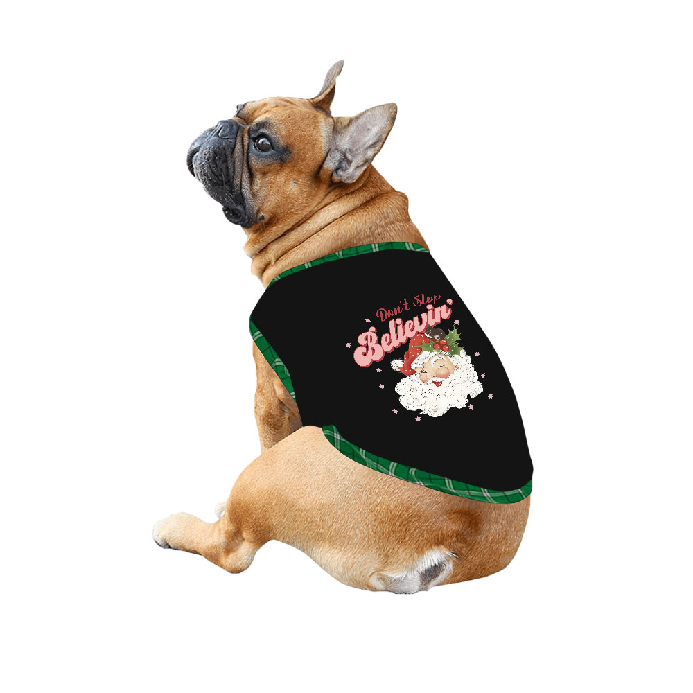Dont Stop Believing Santa Cotton Christmas Pajamas Dont Stop Believing Santa Cotton Christmas Pajamas