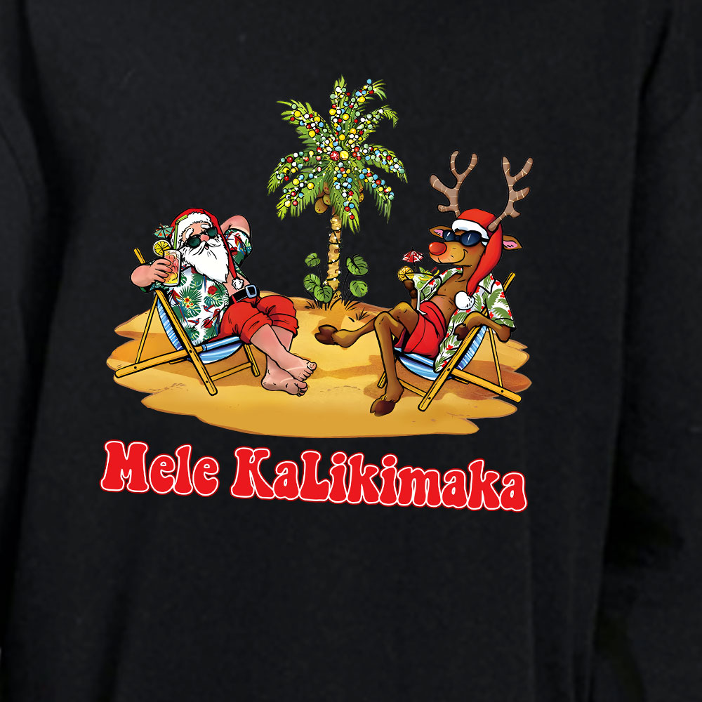 Hawaiian Mele Kalikimaka Christmas Pajamas Cotton Green Hawaiian Mele Kalikimaka Christmas Pajamas Cotton Green