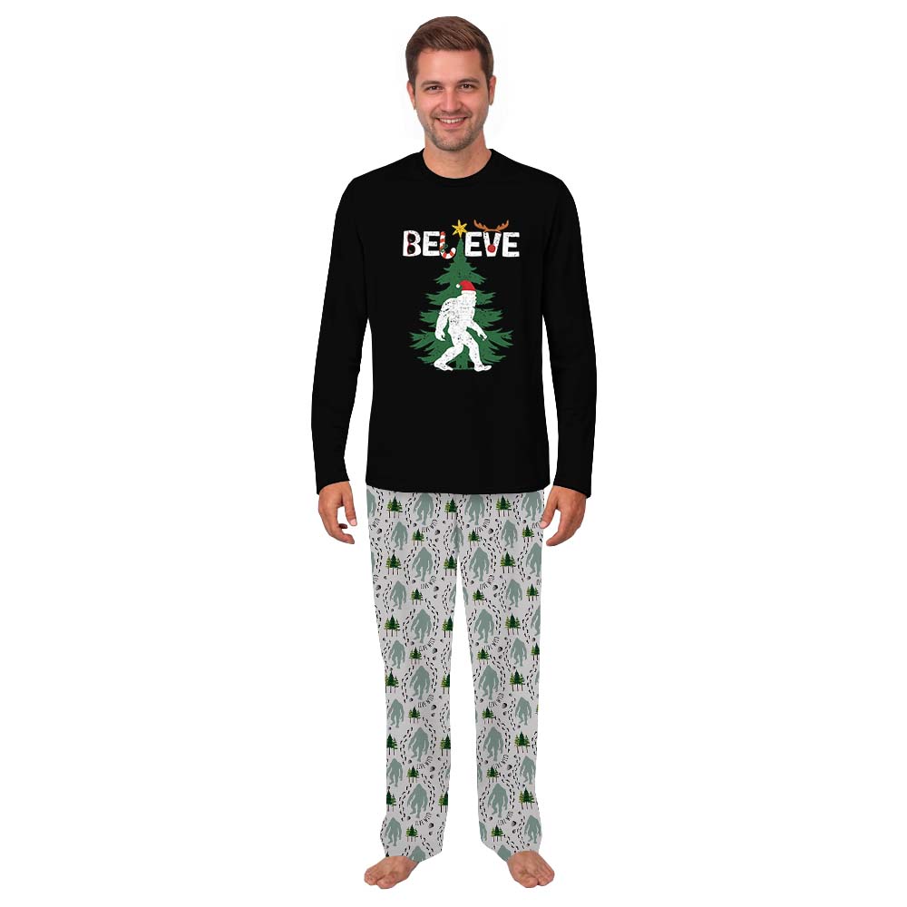 Sasquatch Believe Matching Family Christmas Jammies Sasquatch Believe Matching Family Christmas Jammies