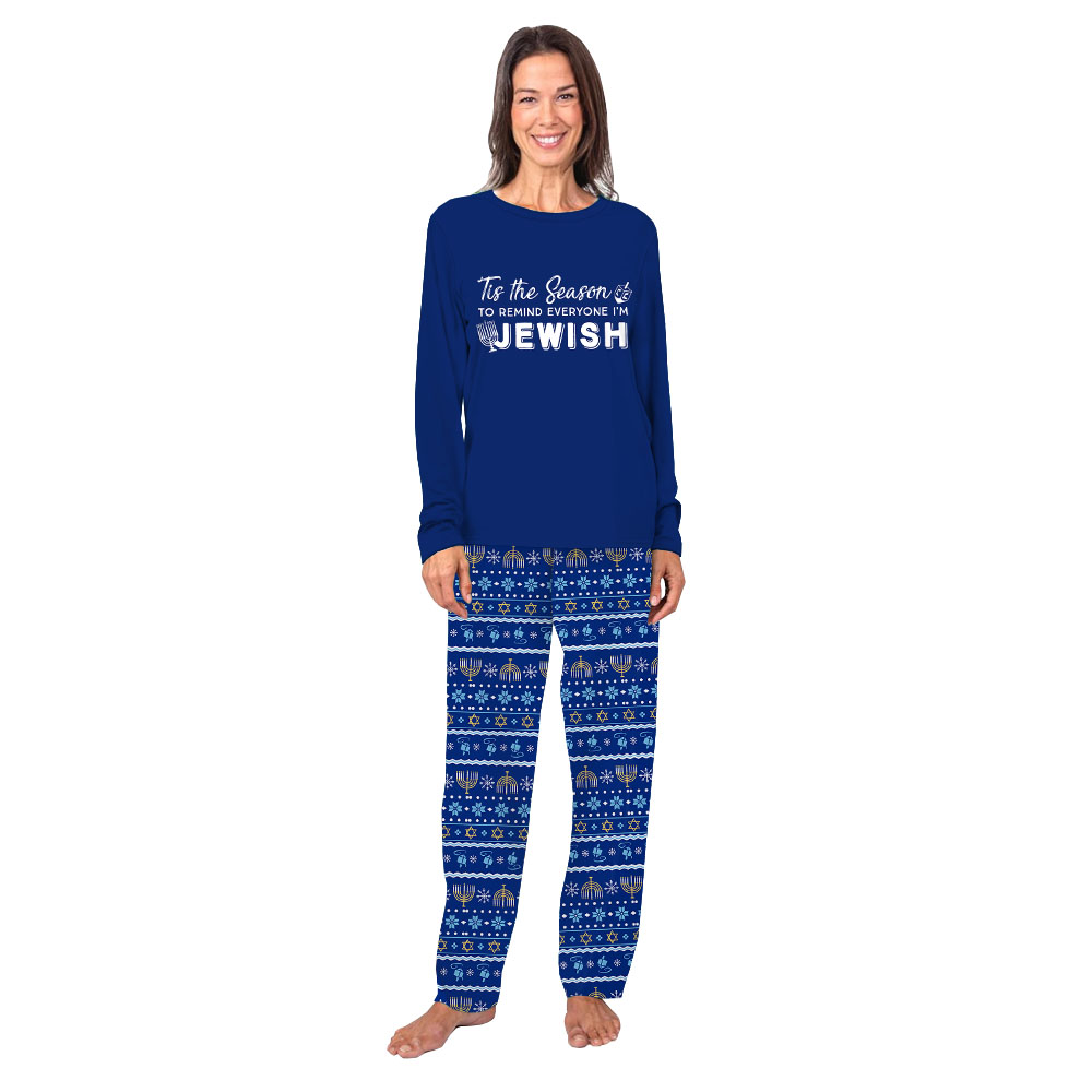 Tis The Season Jewish Hanukkah Pj For Family And Dog Tis The Season Jewish Hanukkah Pj For Family And Dog