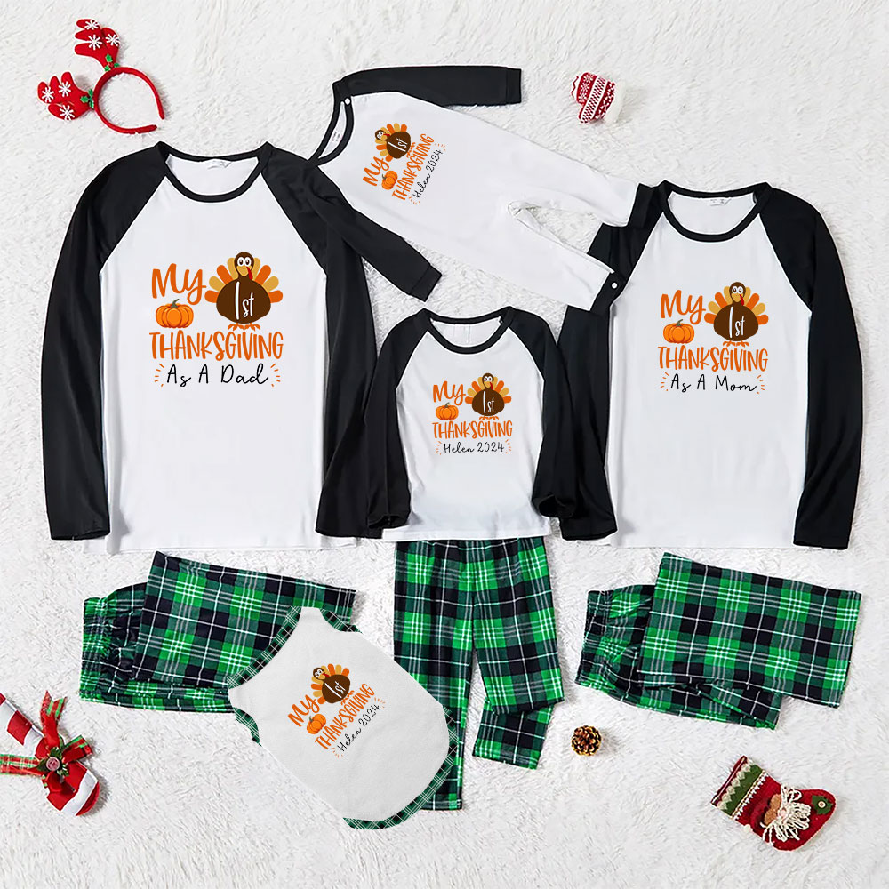 Festive First Thanksgiving Pajamas For Family And Babies
