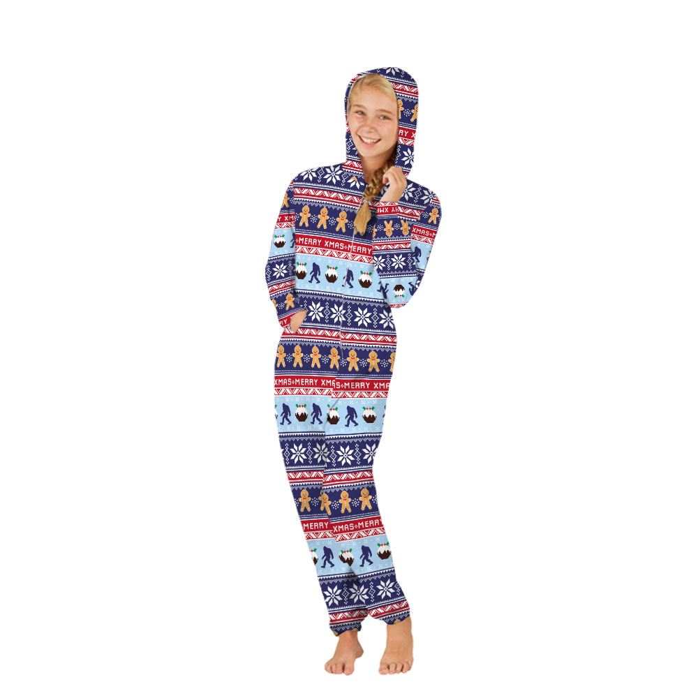 Bigfoot Gingerbread Matching Dog And Family Christmas Onesie Bigfoot Gingerbread Matching Dog And Family Christmas Onesie