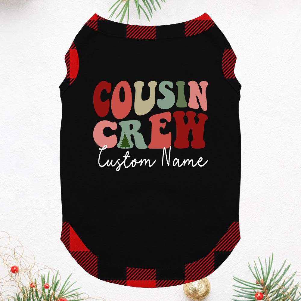 Personalized Cousin Crew Matching Jammies Christmas With Names