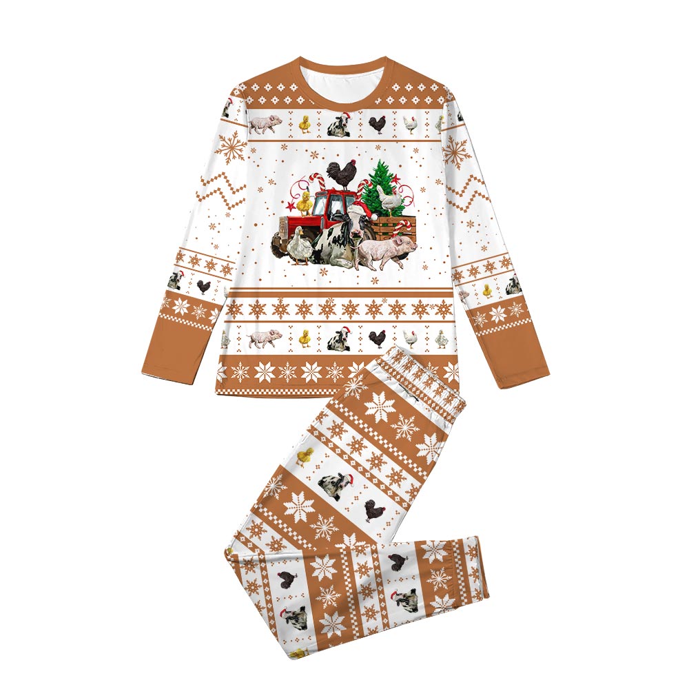 Farm Animal Christmas Pajamas For Family Farm Animal Christmas Pajamas For Family