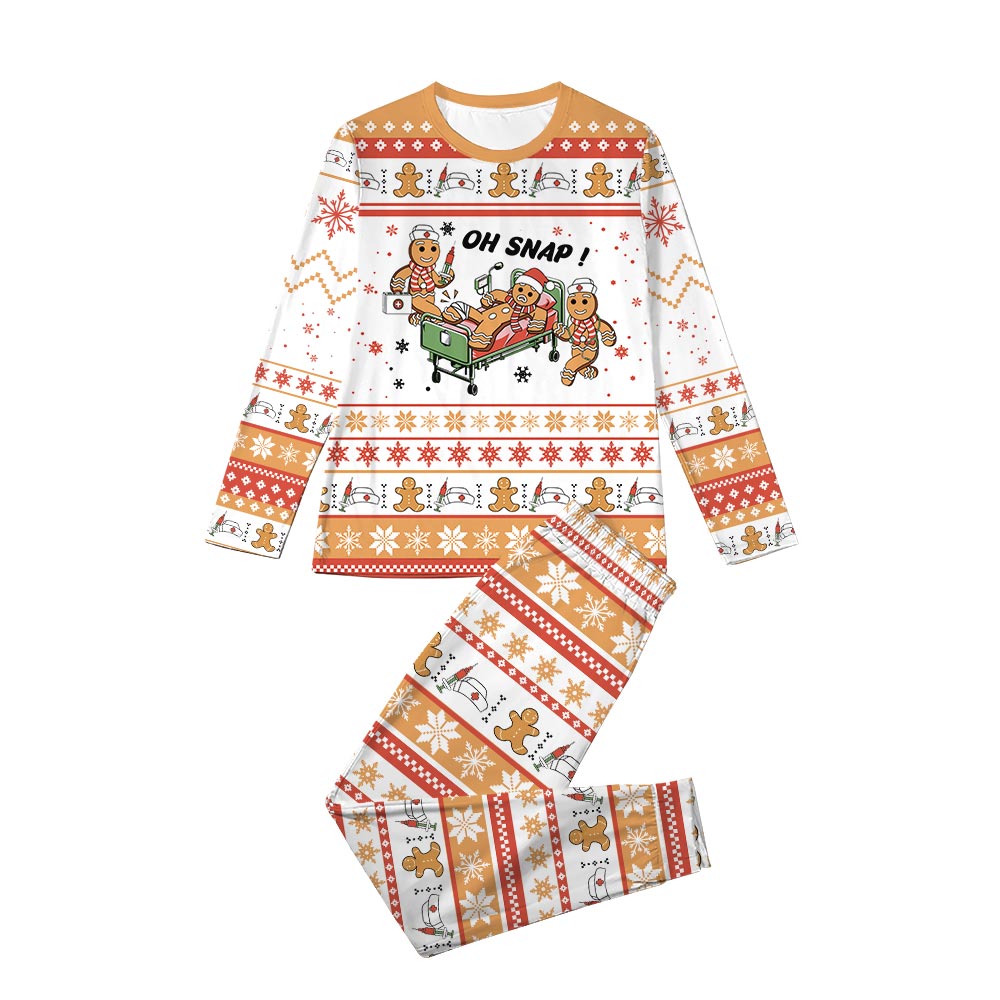 Oh Snap Gingerbread Christmas Family Pajamas Oh Snap Gingerbread Christmas Family Pajamas