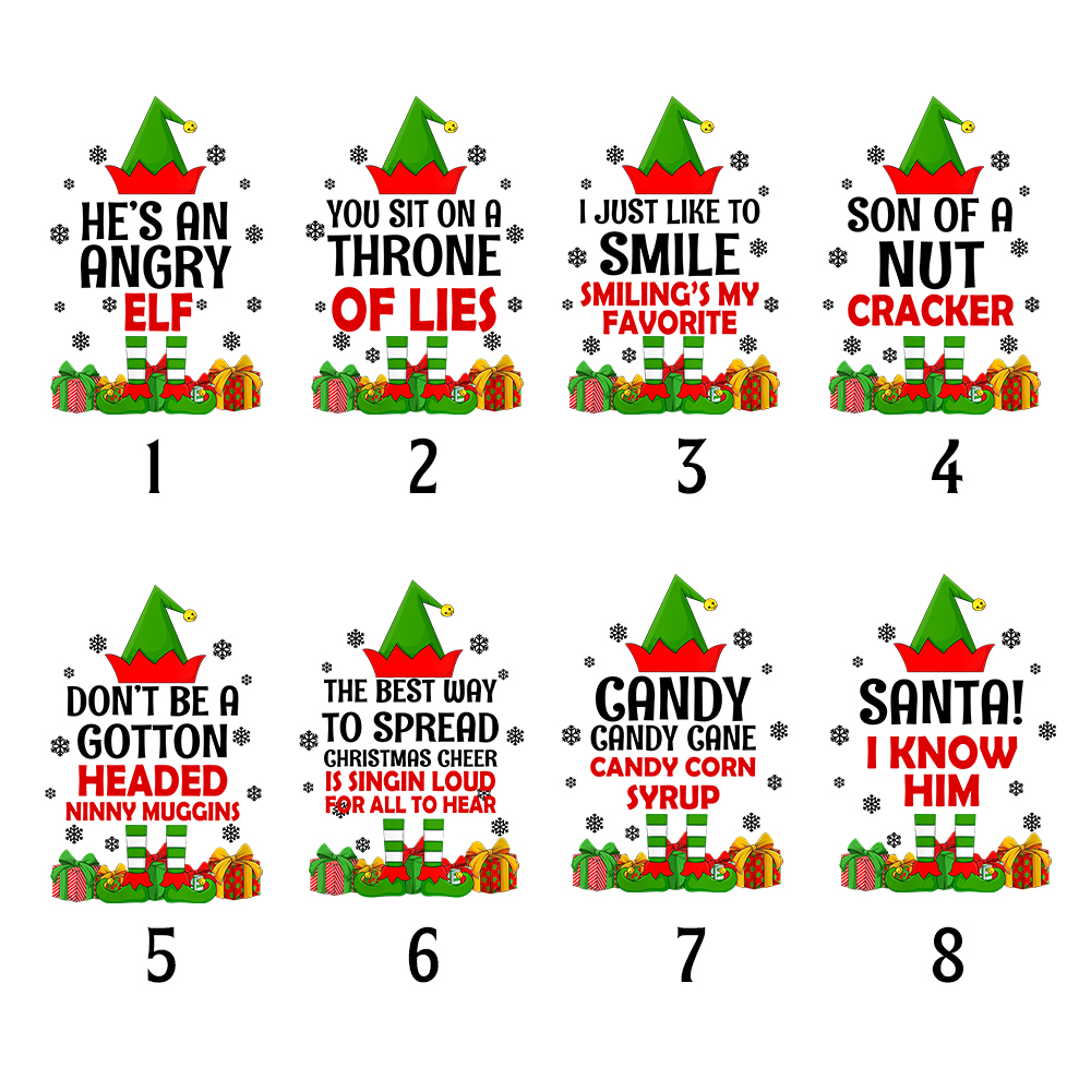 Elf Family Pajamas Christmas Matching With Personalized Sayings Elf Family Pajamas Christmas Matching With Personalized Sayings