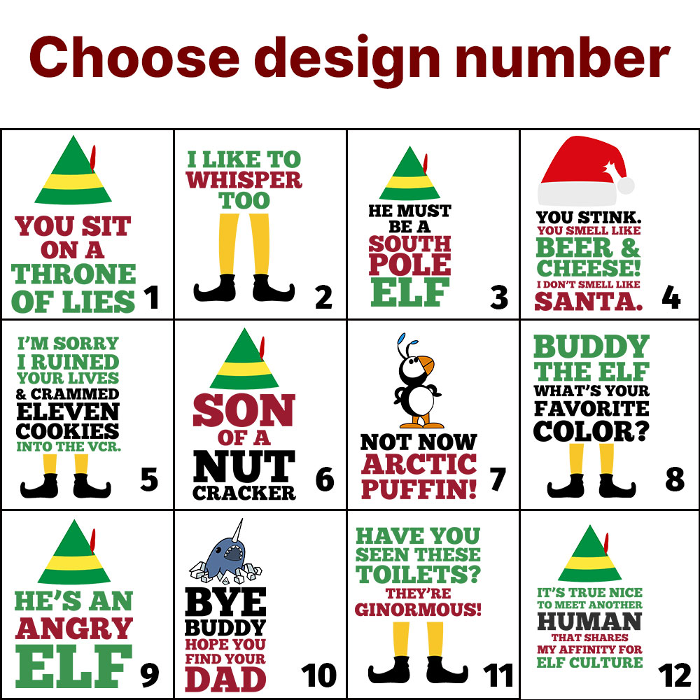 Funny Buddy The Elf Matching Dog And Human Pajamas Funny Buddy The Elf Matching Dog And Human Pajamas