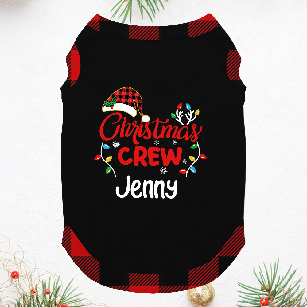 Cousin Crew Holiday Christmas Pajamas Custom Name Short Sleeves Cousin Crew Holiday Christmas Pajamas Custom Name Short Sleeves