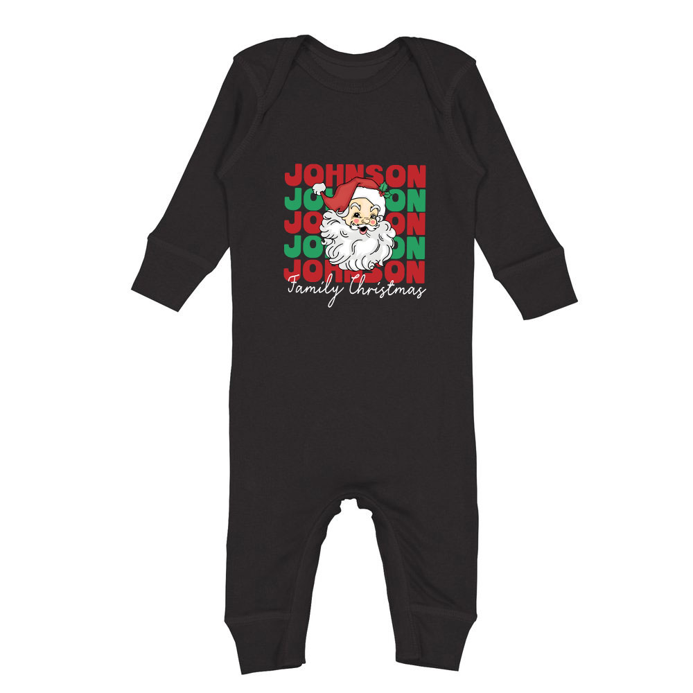 Customizable Santa Claus Matching Family Christmas Pajamas Cotton Customizable Santa Claus Matching Family Christmas Pajamas Cotton