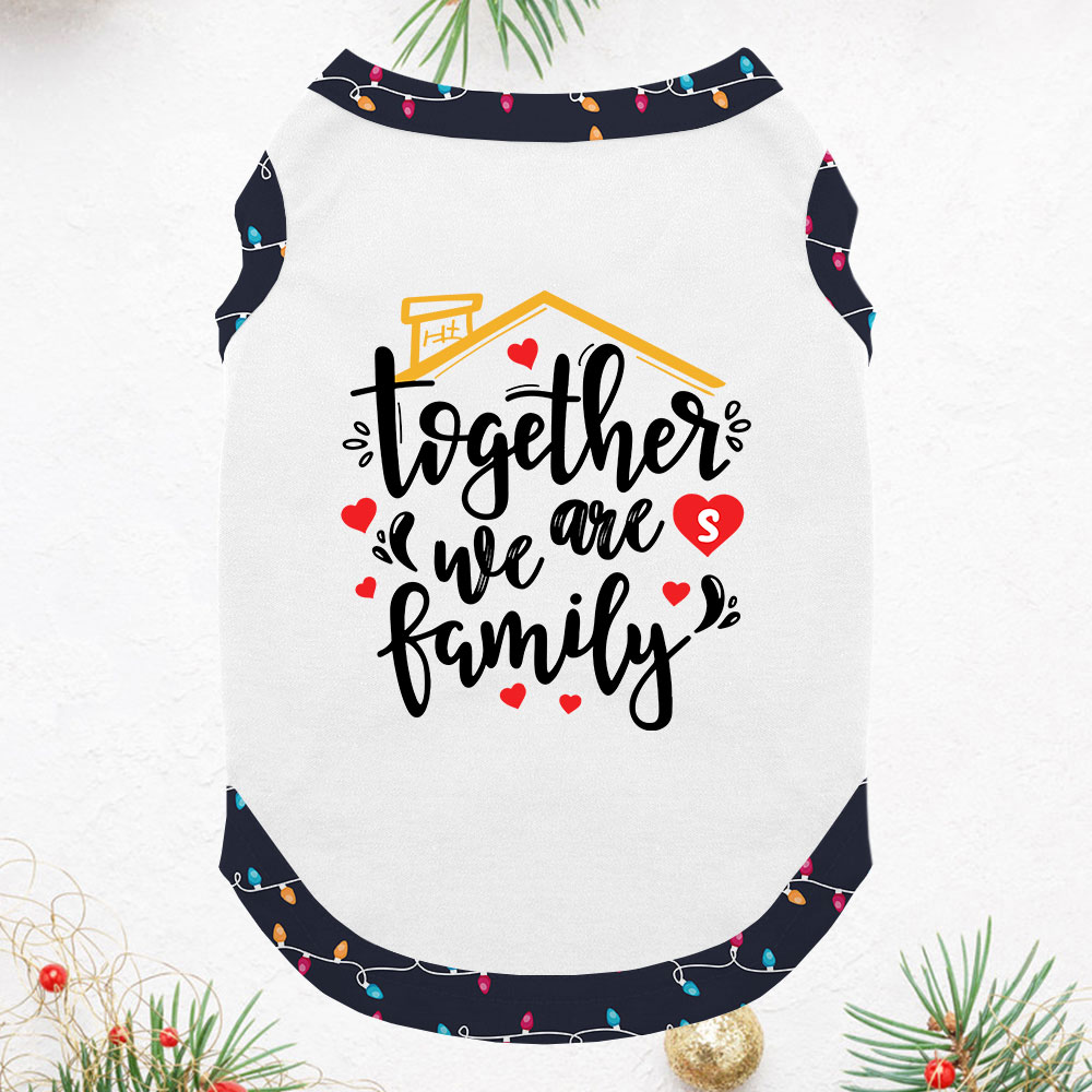 Together We Are Family Matching Christmas Jammies Short Sleeves Together We Are Family Matching Christmas Jammies Short Sleeves