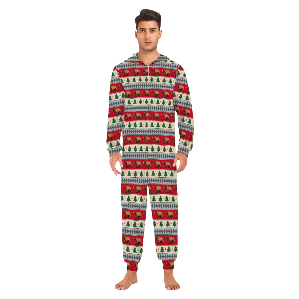 Polar Bear Matching Family Christmas Onesie Pajamas Polar Bear Matching Family Christmas Onesie Pajamas