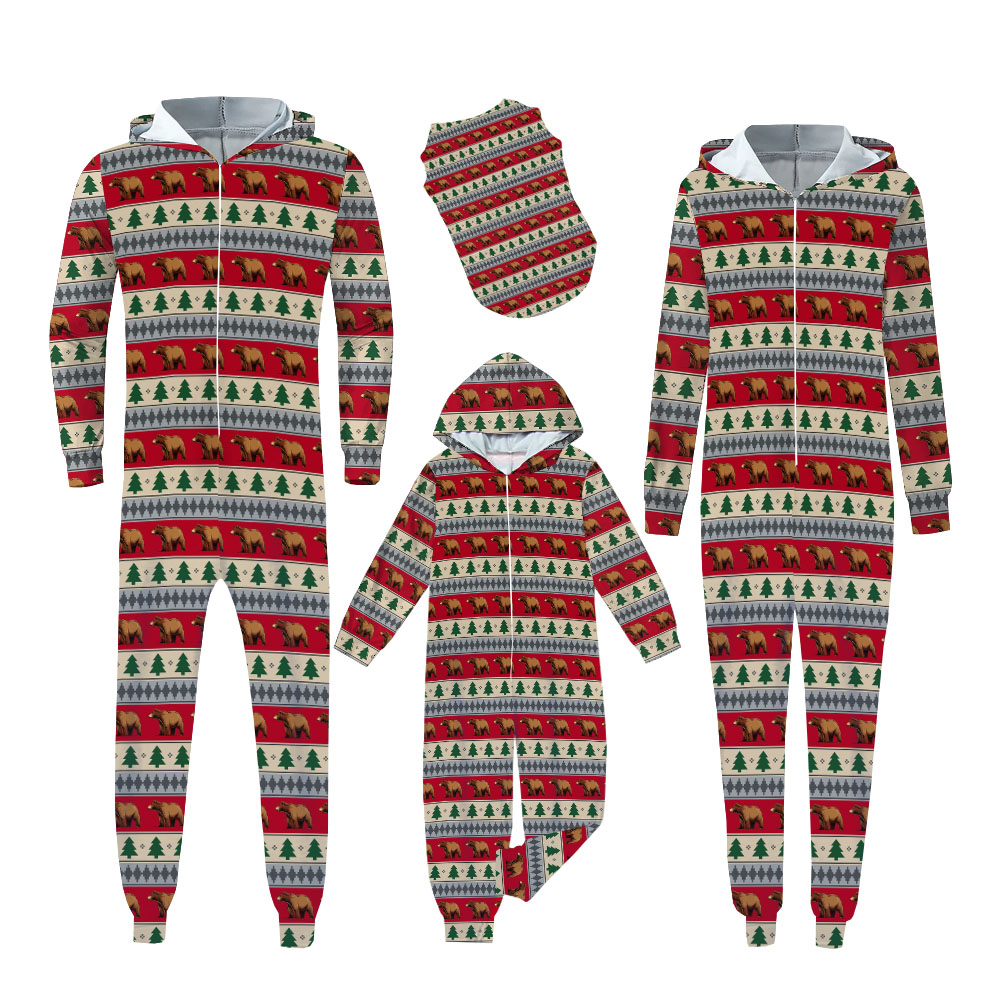 Polar Bear Matching Family Christmas Onesie Pajamas Polar Bear Matching Family Christmas Onesie Pajamas