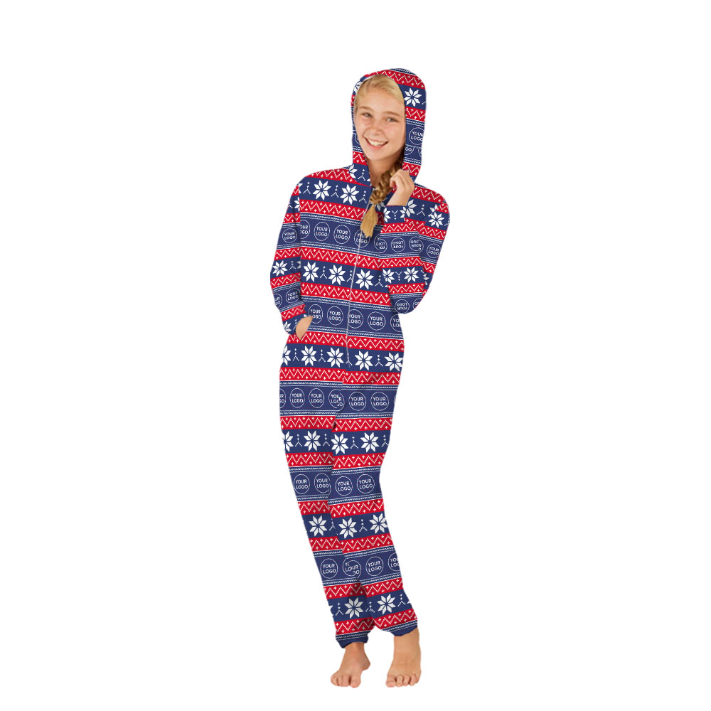 Custom Logo Or Face Christmas Onesie For Family And Dog Custom Logo Or Face Christmas Onesie For Family And Dog