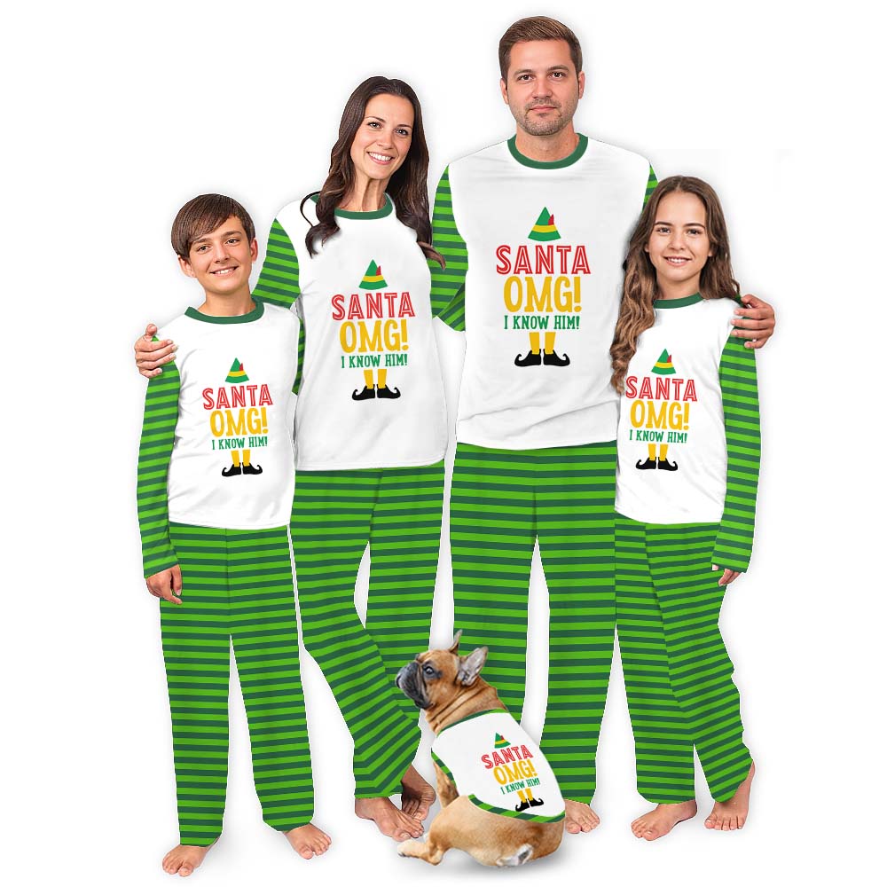 Funny Sayings Elf Matching Xmas Pjs Family Funny Sayings Elf Matching Xmas Pjs Family