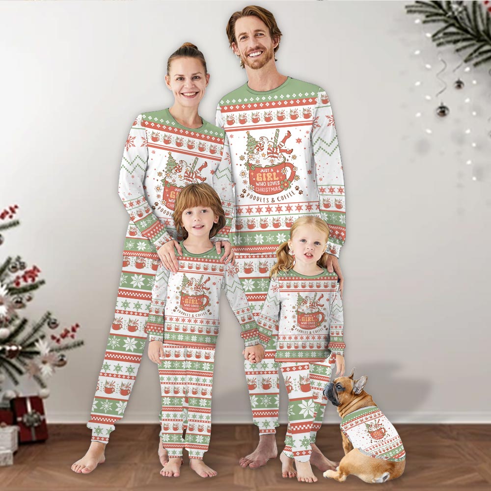 Just A Girl Who Loves Christmas Matching Pajamas Just A Girl Who Loves Christmas Matching Pajamas