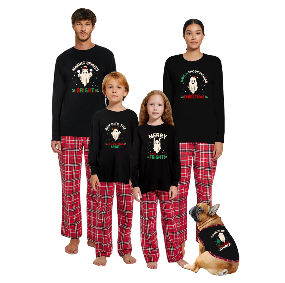 Spooky Ghost Halloween Christmas Pjs Cotton Spooky Ghost Halloween Christmas Pjs Cotton