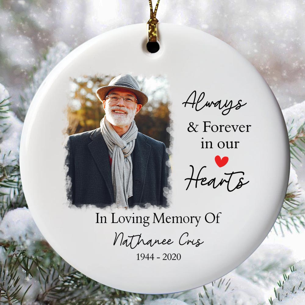 In Loving Memory Of Dad Christmas Ornament In Loving Memory Of Dad Christmas Ornament