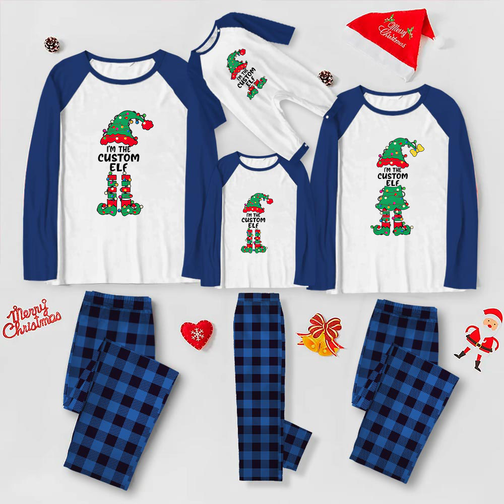 Personalized Name Elf Christmas Pajamas With Plus Size Personalized Name Elf Christmas Pajamas With Plus Size