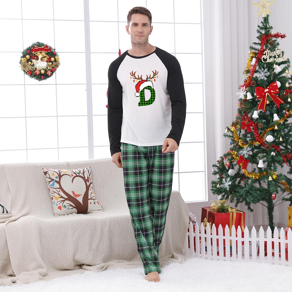 Personalized Family Name With Hat Christmas Matching Pajamas Personalized Family Name With Hat Christmas Matching Pajamas
