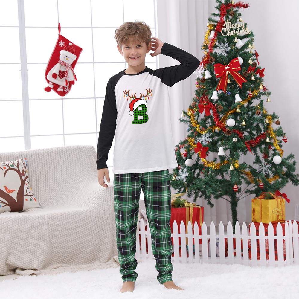 Personalized Family Name With Hat Christmas Matching Pajamas Personalized Family Name With Hat Christmas Matching Pajamas