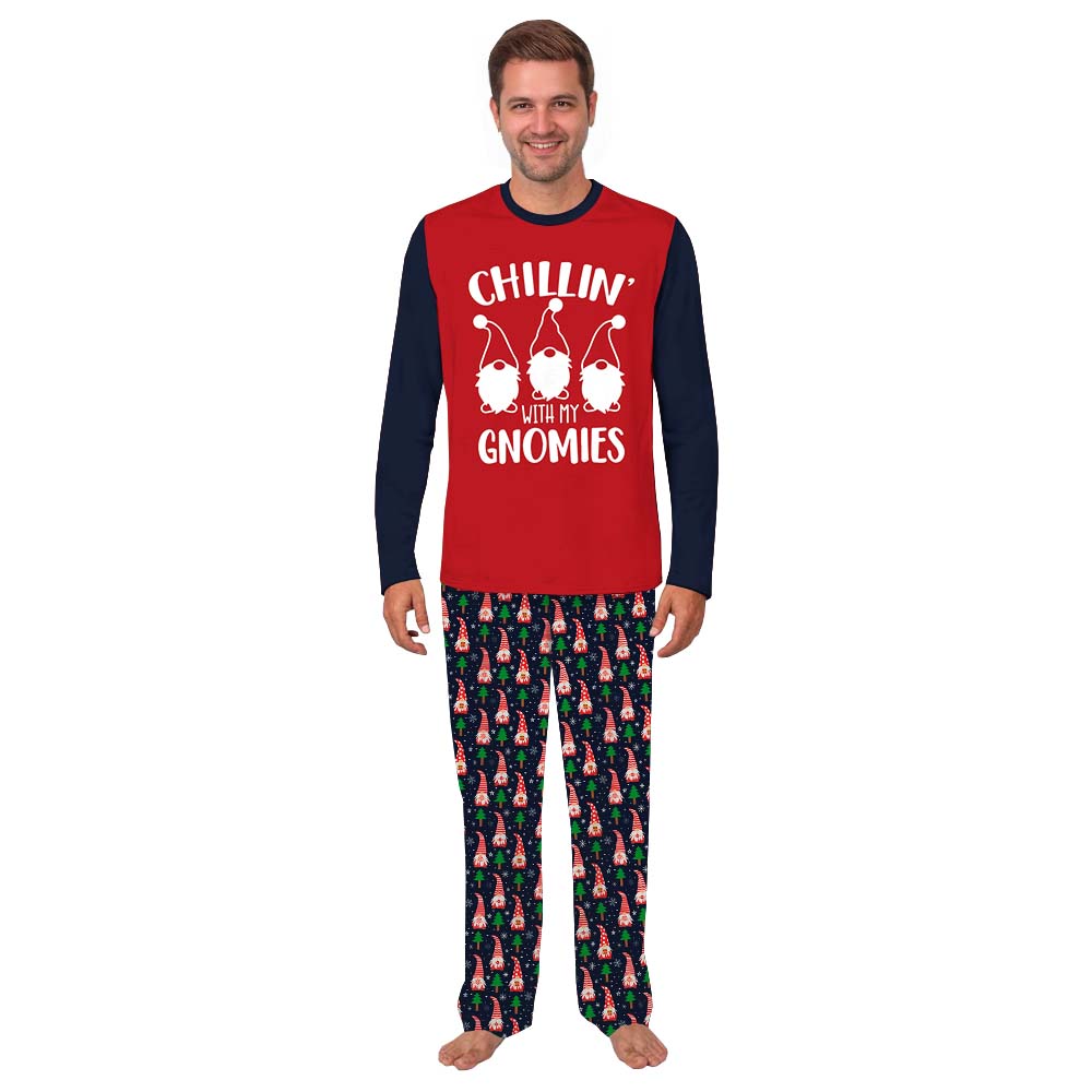 Gnome Red Matching Family Jammies For Christmas