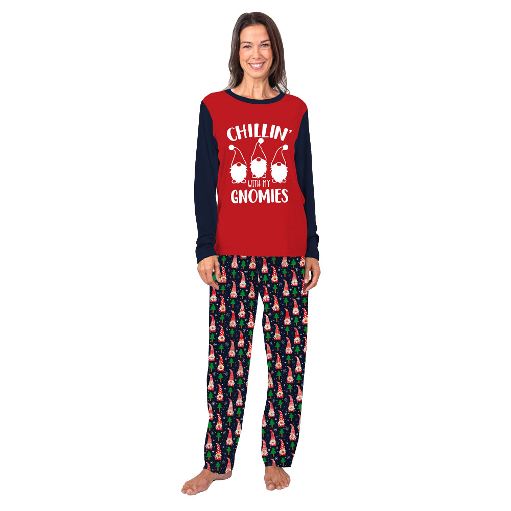 Gnome Red Matching Family Jammies For Christmas