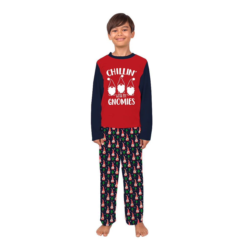 Gnome Red Matching Family Jammies For Christmas
