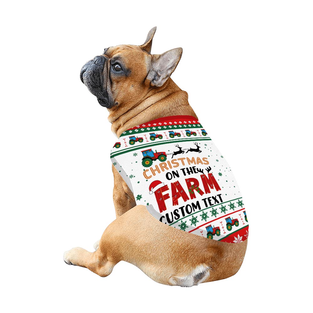 Personalized Name Christmas Farm Matching Pajamas Personalized Name Christmas Farm Matching Pajamas