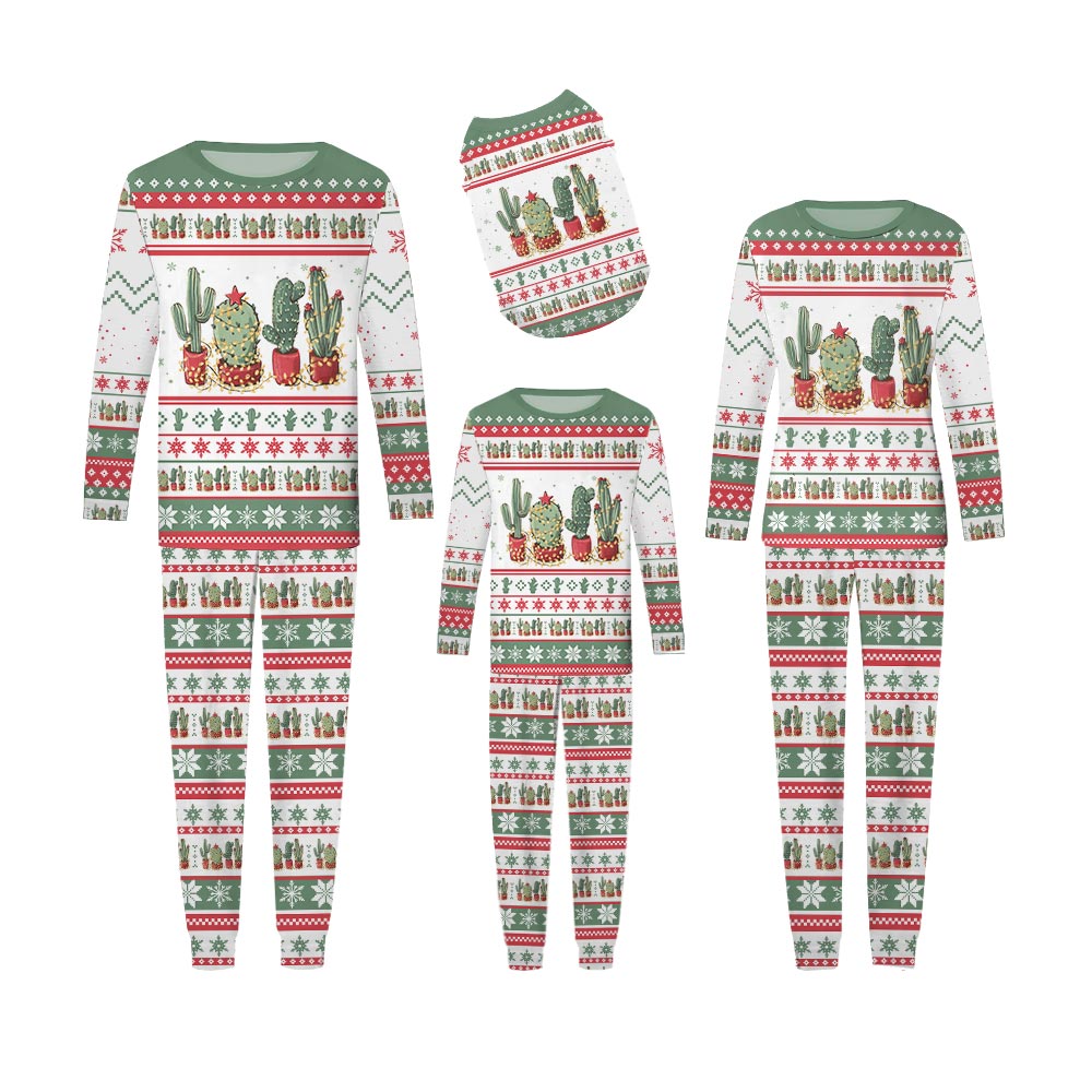 Howdy Cactus Matching Family Christmas Pjs Howdy Cactus Matching Family Christmas Pjs