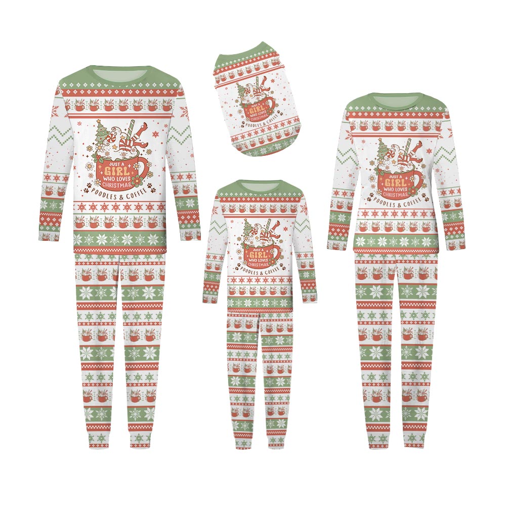 Just A Girl Who Loves Christmas Matching Pajamas Just A Girl Who Loves Christmas Matching Pajamas
