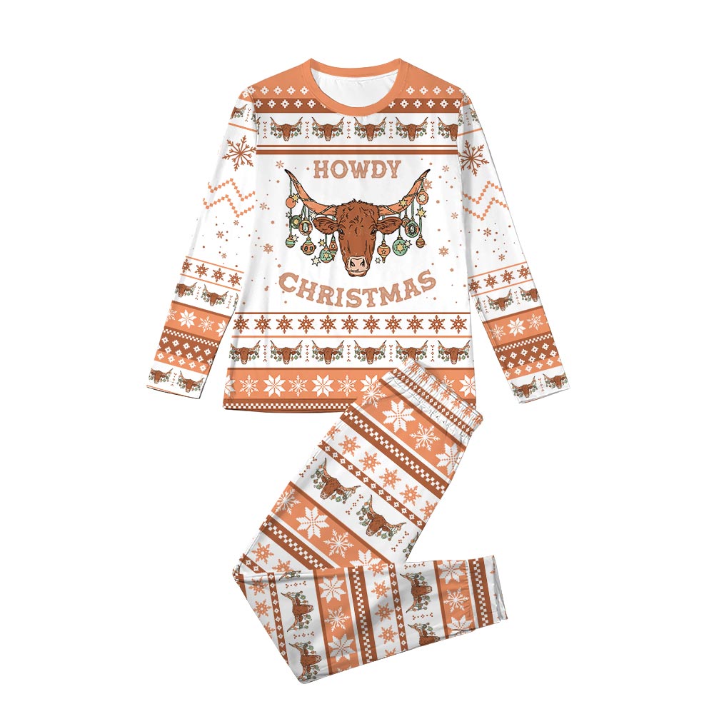 Howdy Christmas Matching Family Pajamas Including Dog Howdy Christmas Matching Family Pajamas Including Dog