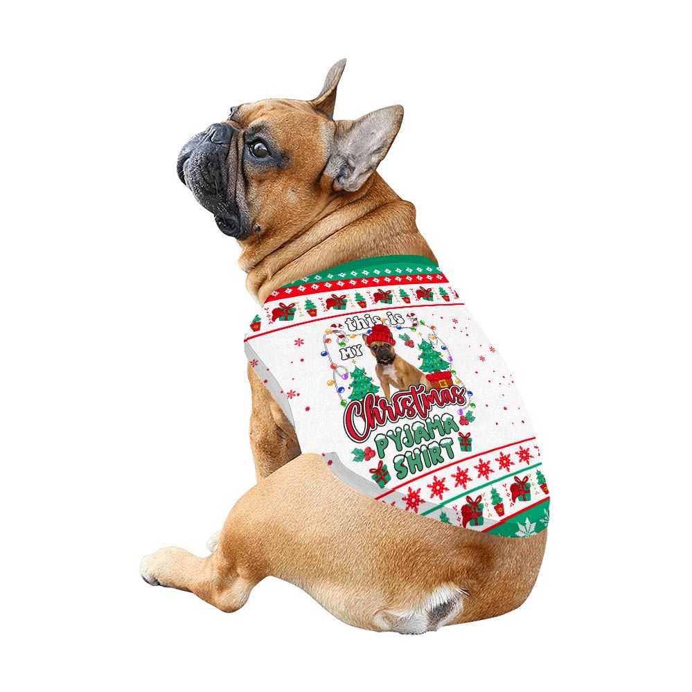 Custom Pet Face Matching Family Christmas Pjs Custom Pet Face Matching Family Christmas Pjs