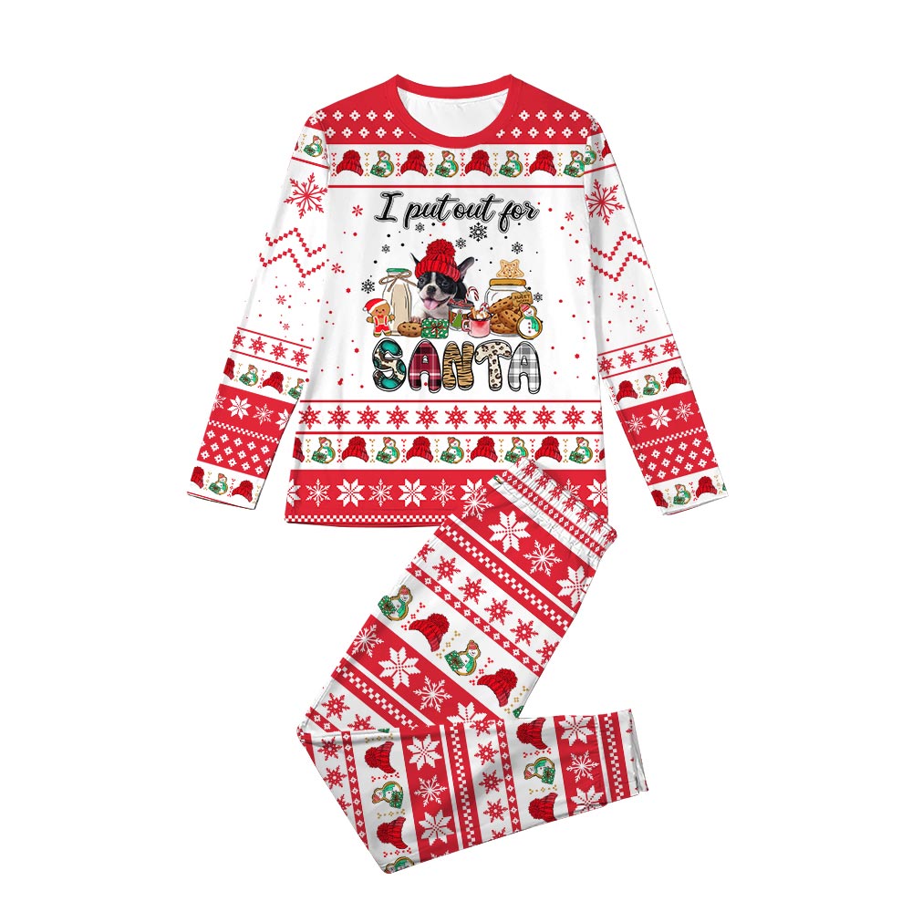 Custom Dog Face Family Matching Christmas Pajamas Custom Dog Face Family Matching Christmas Pajamas