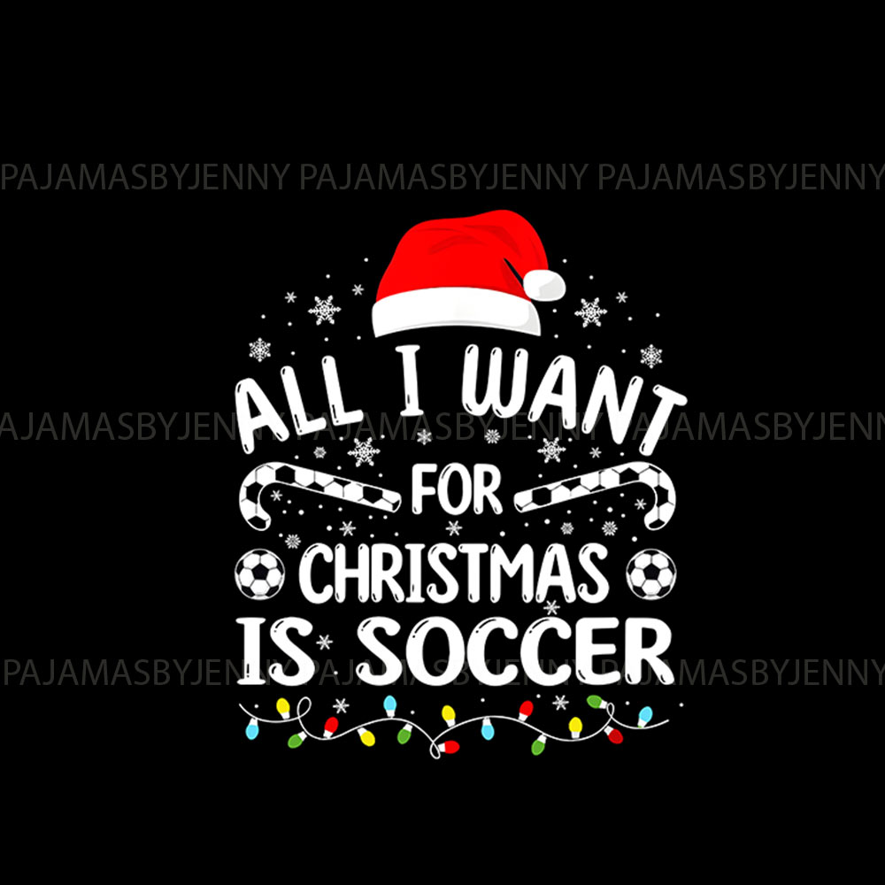 Black Matching Pajamas For Dogs And People Christmas Soccer Theme