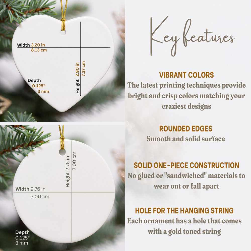 Personalized Just Married Couple Christmas Ornament Personalized Just Married Couple Christmas Ornament