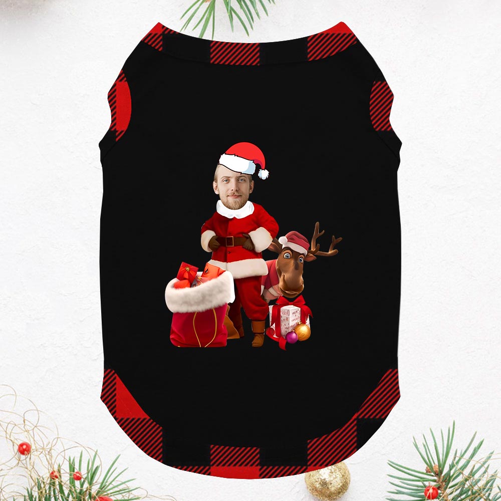 Personalized Christmas Pajamas With Your Face Printed On Them Short Sleeves Personalized Christmas Pajamas With Your Face Printed On Them Short Sleeves