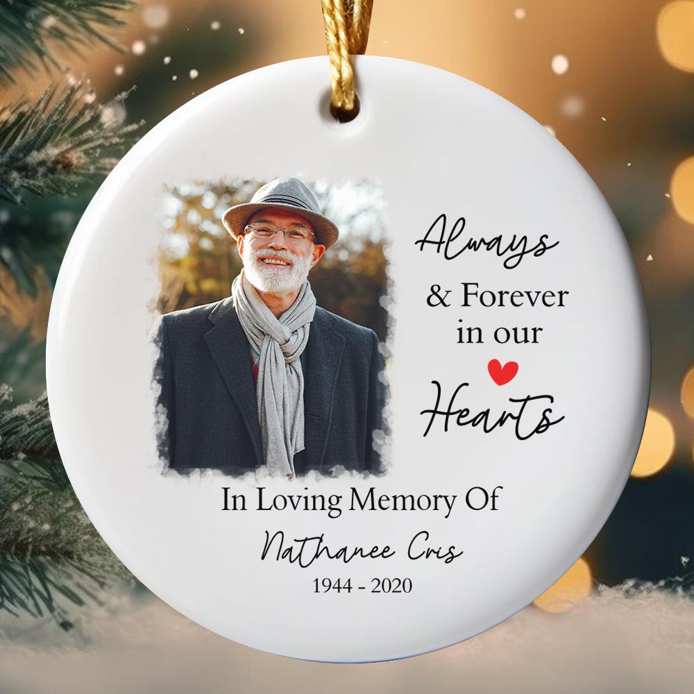 In Loving Memory Of Dad Christmas Ornament In Loving Memory Of Dad Christmas Ornament
