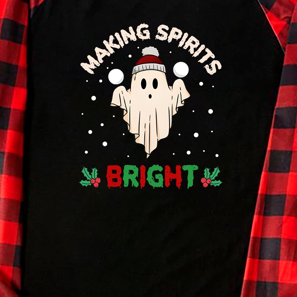 Customizable Ghosts Spooky Christmas Pajamas For Family Customizable Ghosts Spooky Christmas Pajamas For Family