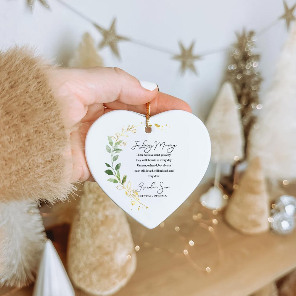 Personalized Memororial Grandma Christmas Ornament Personalized Memororial Grandma Christmas Ornament