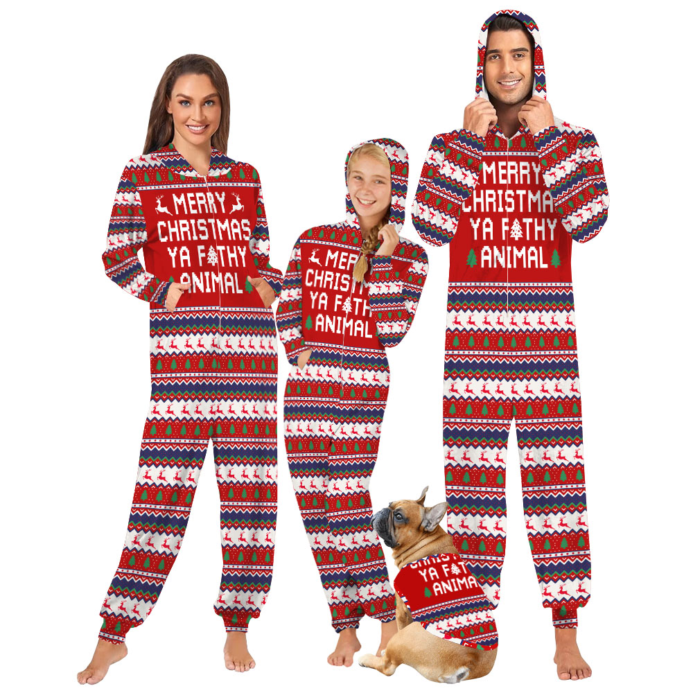 Ya Filthy Animal Family Christmas Onesies