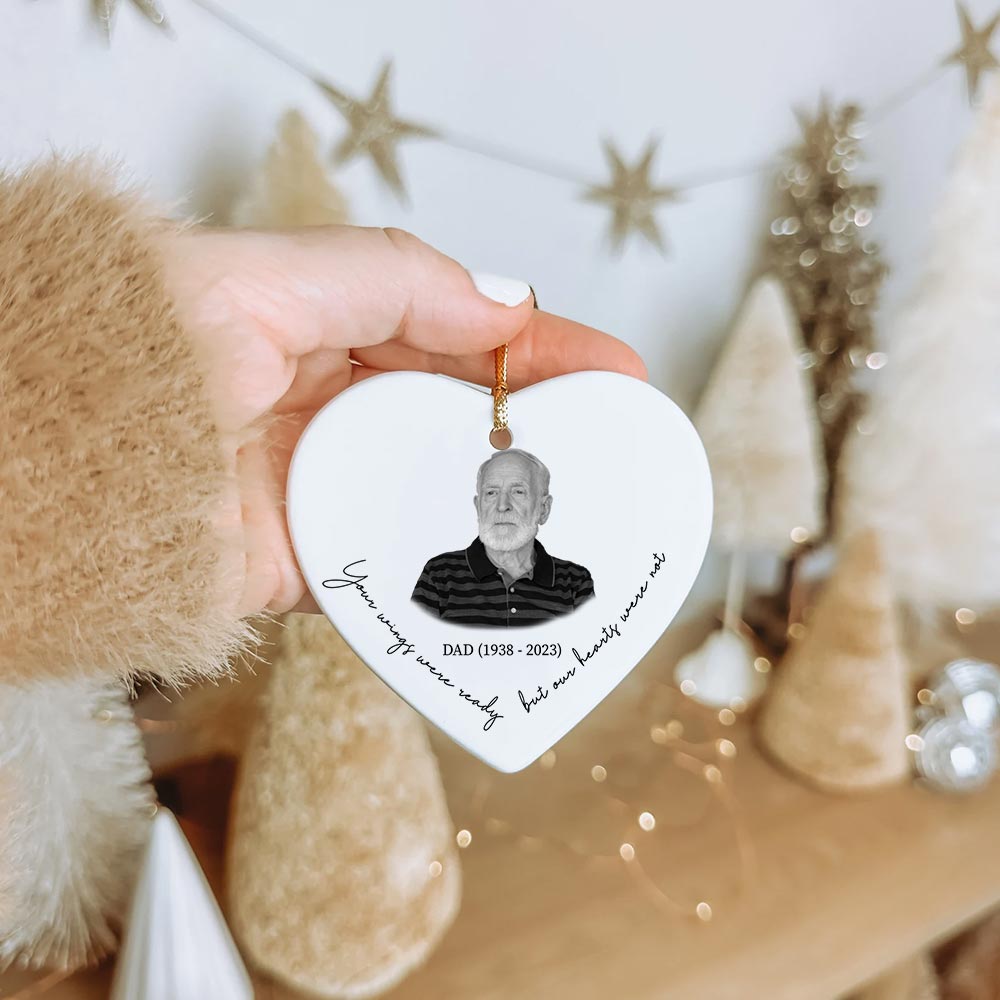 Personalized Memorial Christmas Ornament Dad Personalized Memorial Christmas Ornament Dad