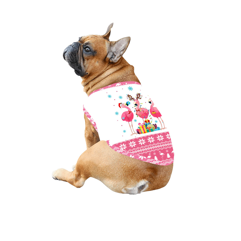 Flamingo Pink Christmas Onesies For The Family